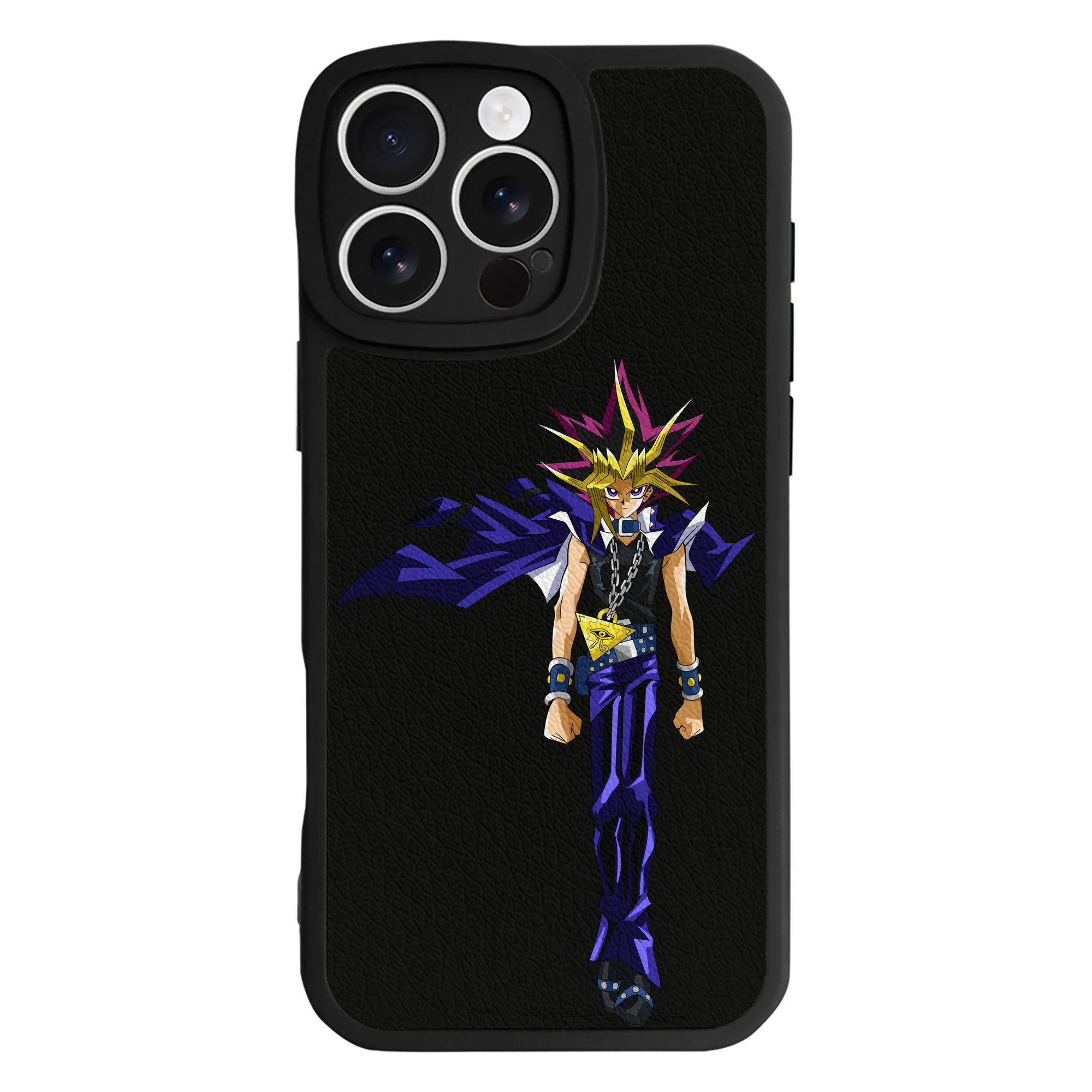 遊☆戯☆王 Yu-Gi-Oh! 【iPhone 16シリーズ対応】シリコンスマホケース（レザー調） 材質：シリコン
